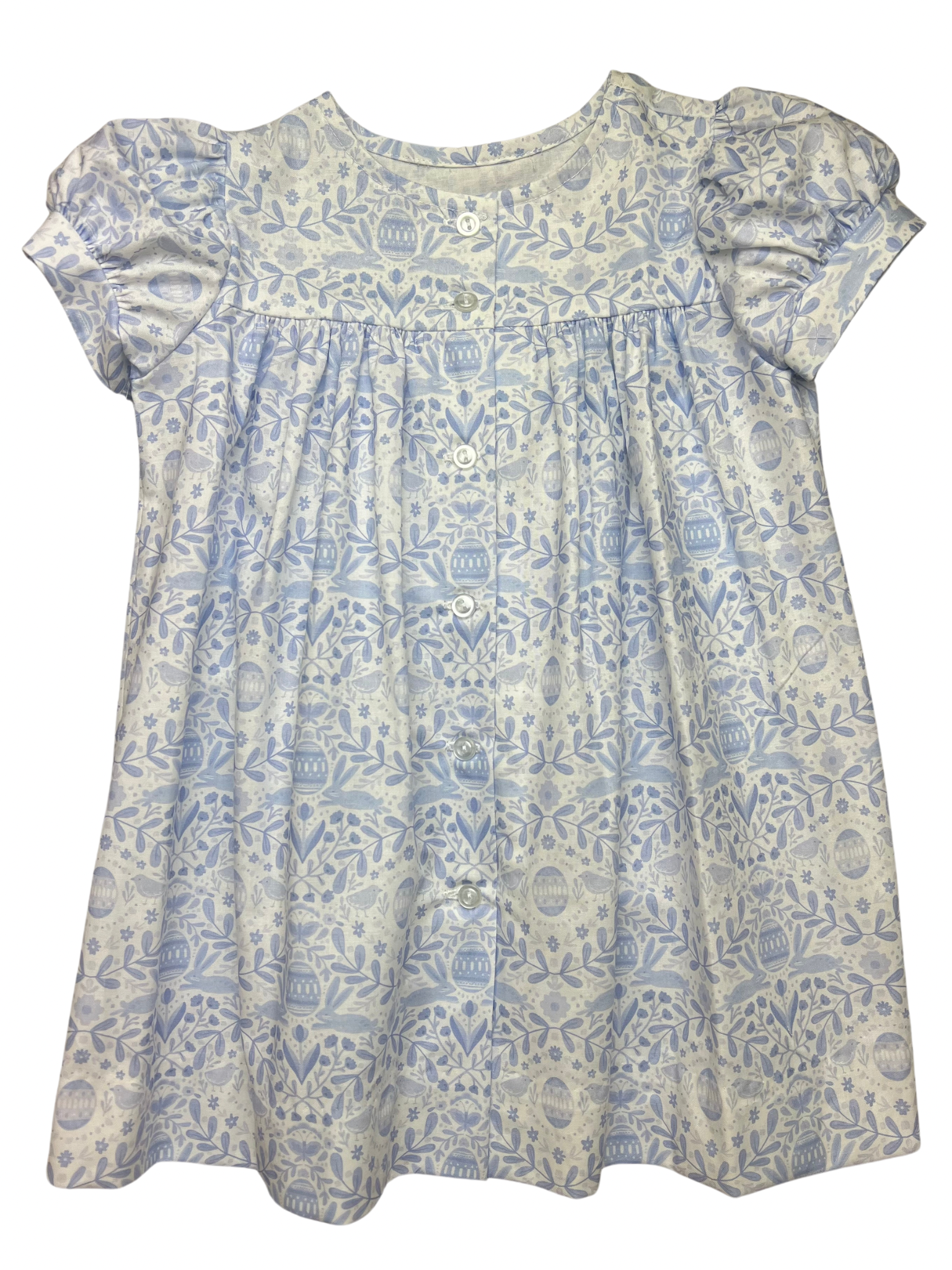 Clara Dress - Blue Bunny
