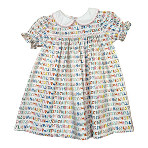 Ava Dress - Alphabet