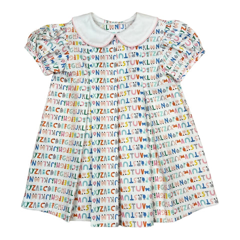 Cindy Dress s/s - Alphabet