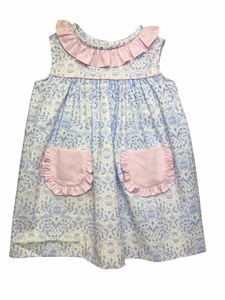 Jolene Dress - Blue Bunny