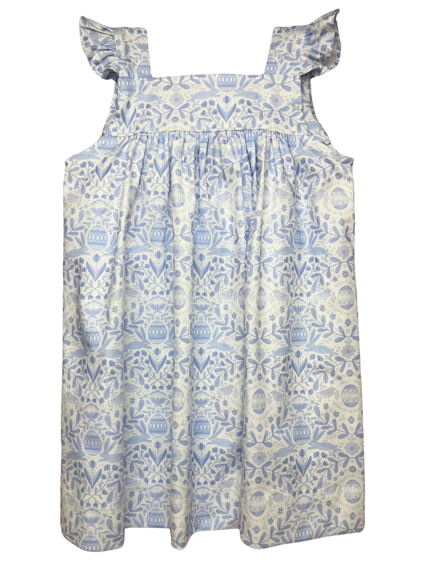 Perry Dress - Blue Bunny