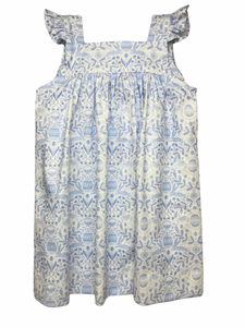 Perry Dress - Blue Bunny