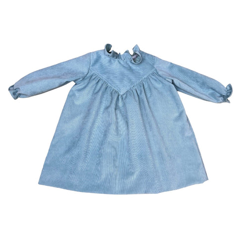 Princton Dress L/S - Aqua Cord