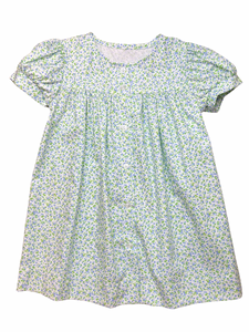 Clara Dress - Blue Floral