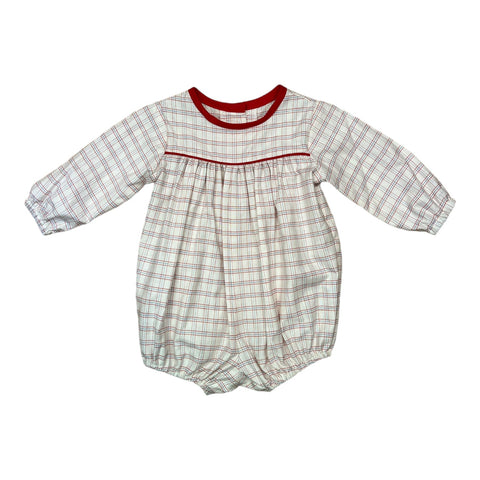 Andrew Bubble L/S - Blue Red Plaid