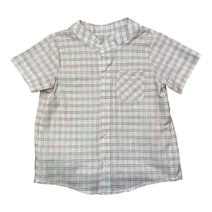 Chad Shirt S/S - Blue Red Plaid