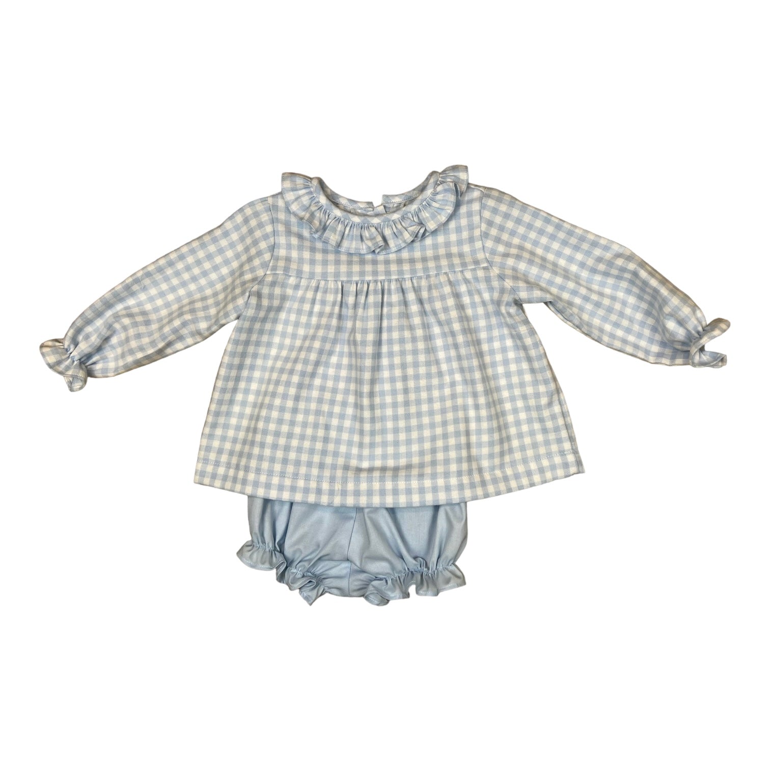 Katie Bloomer Set - Blue Flannel Check