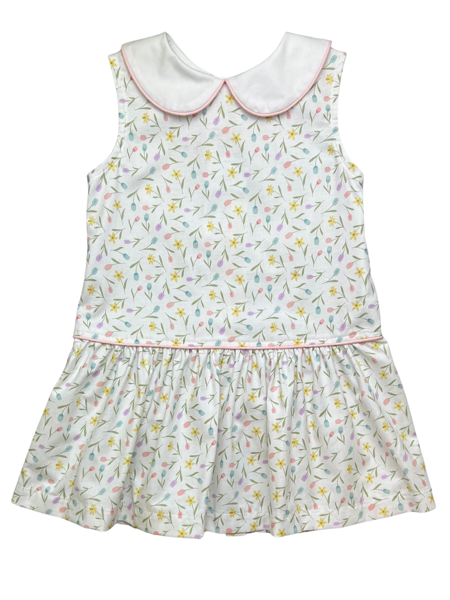 Dropwaist Dress Sleeveless- Multi Tulip