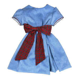 Charlotte Dress - French Blue Cord