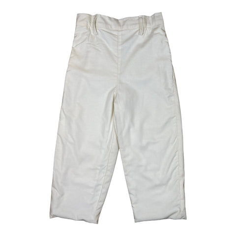 Flat Pants Lined - Ivory Kona