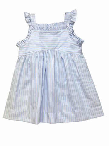Nina Dress - Pink/Blue Stripe