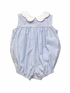Caroline Bubble - Pink/Blue Stripe