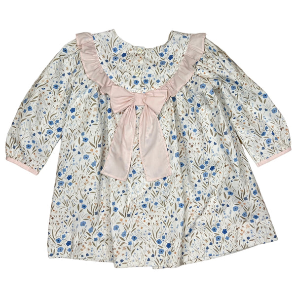 Aubrey Dress l/s bias - Peri Blossom