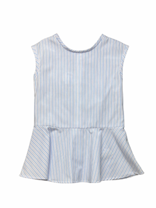 Aria Top - Pink/Blue Stripe