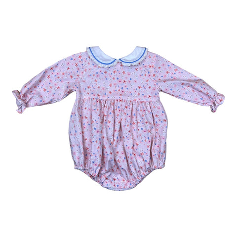 Charlotte Bubble l/s - Pink Peri Floral