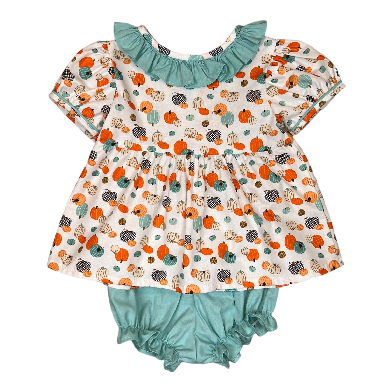 Charlotte Bloomer Set s/s - Pumpkin