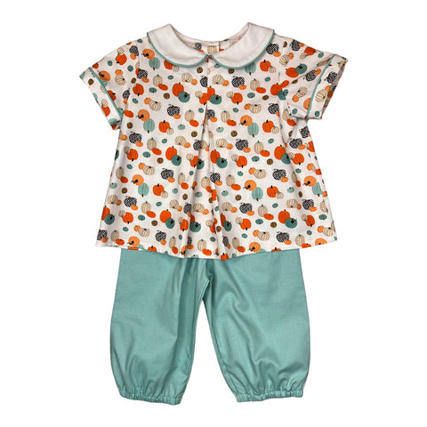 Diaper boy Bloomer Set s/s - Pumpkin