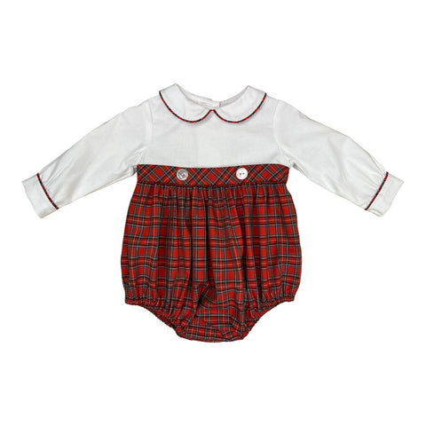 Luke Bubble l/s - Red Plaid