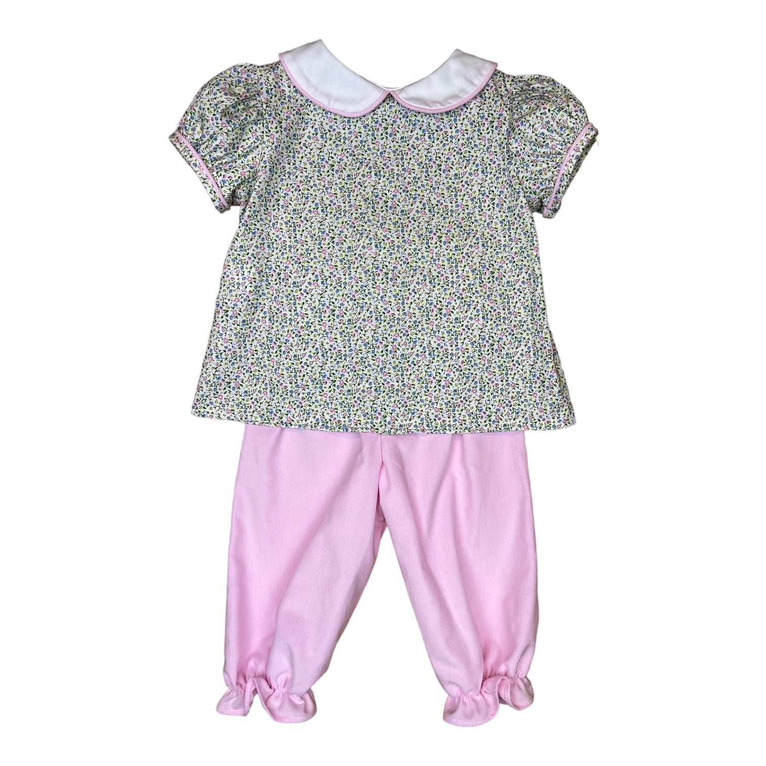 Lucy Girl Bloomer Set - spring floral