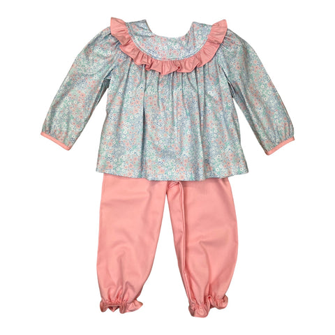 Aubrey Girl Bloomer Set - Sweet Meadow