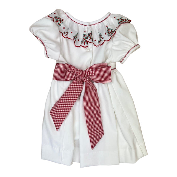 Charlotte Dress Lace - white Cord