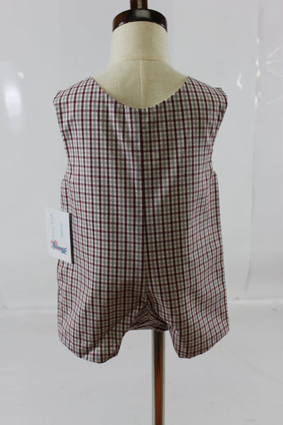 Nick Shortall - Gray Maroon Check