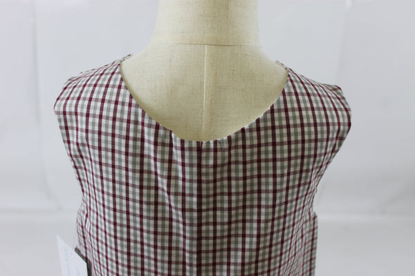 Nick Shortall - Gray Maroon Check