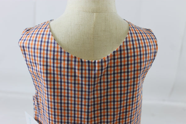 Nick Shortall - Orange Navy Check