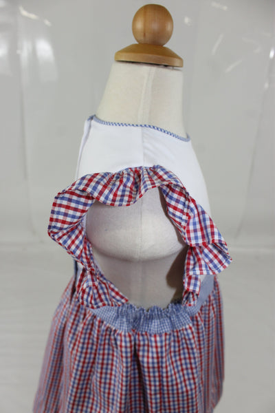 Whitney Dress - Red Royal Check