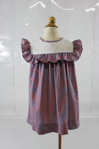 Sydney Dress - Red Royal Check