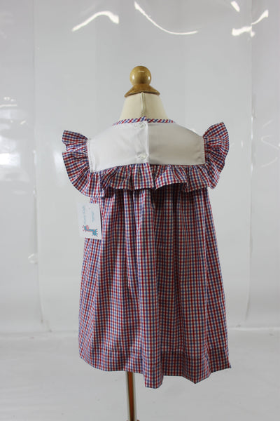 Sydney Dress - Red Royal Check