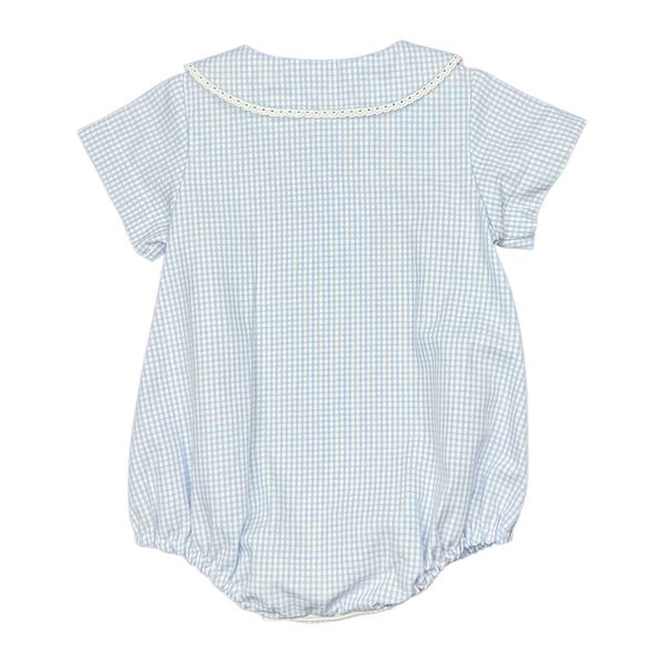 Mason Bubble Lace- Blue Check Oxford