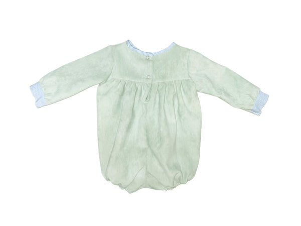ANDREW BUBBLE L/S BIAS NECK  - MINT  CORD