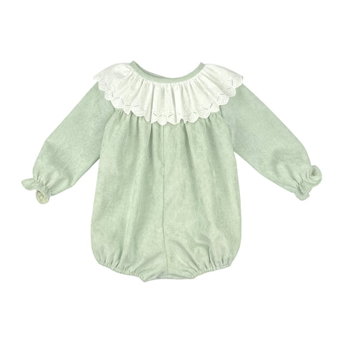 CHRISTY BUBBLE L/S LACE - MINT  CORD