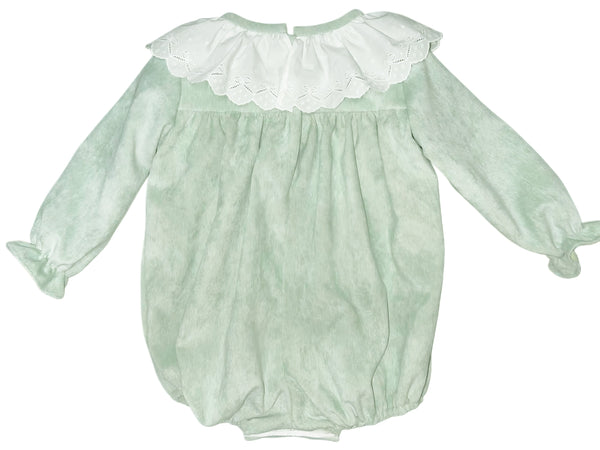CHRISTY BUBBLE L/S LACE - MINT  CORD
