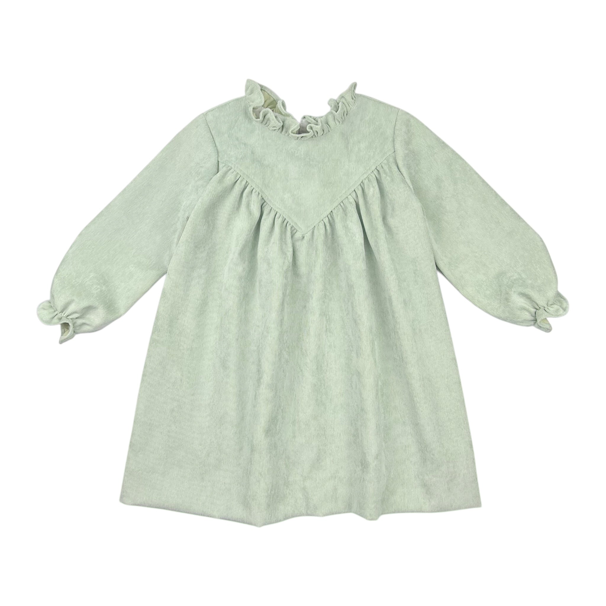 PRINCETON DRESS L/S  - MINT  CORD