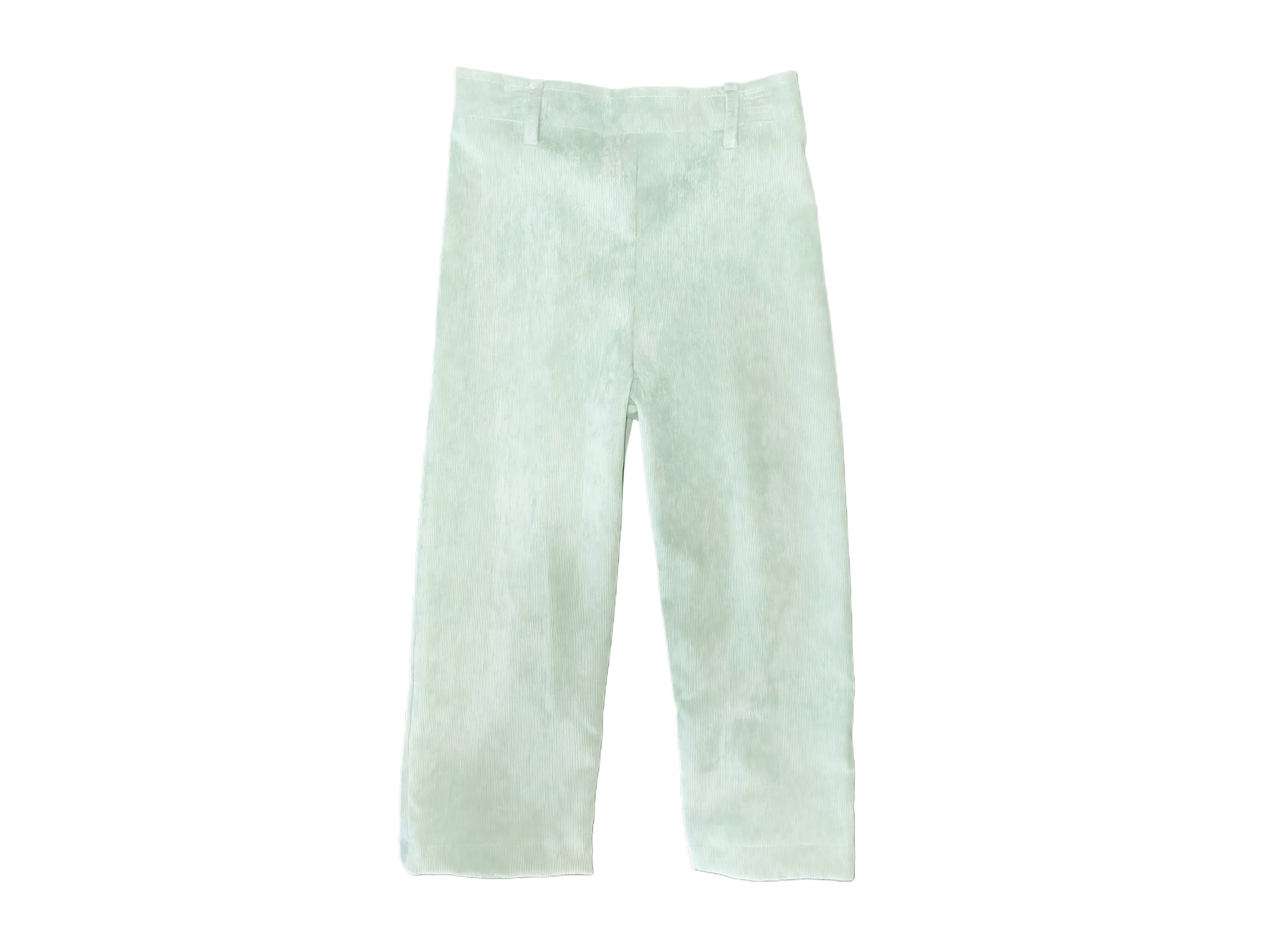FLAT PANT  - MINT  CORD