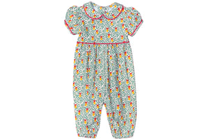 CHARLOTTE LONG BUBBLE S/S BELT - PEAR W/ RED BOW