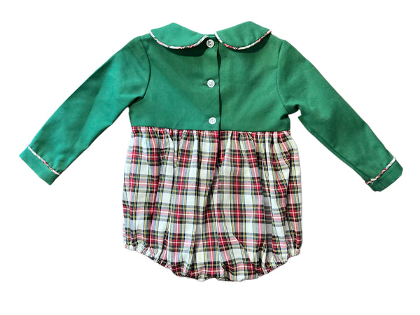 EDWARD BUBBLE L/S PIPE - RED/GREEN PLAID