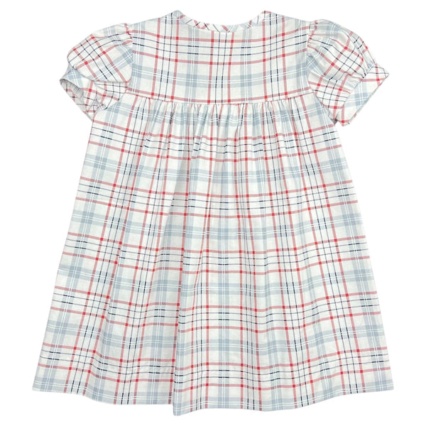 CLARA DRESS PIPE - RED/WHITE/ BLUE PLAID