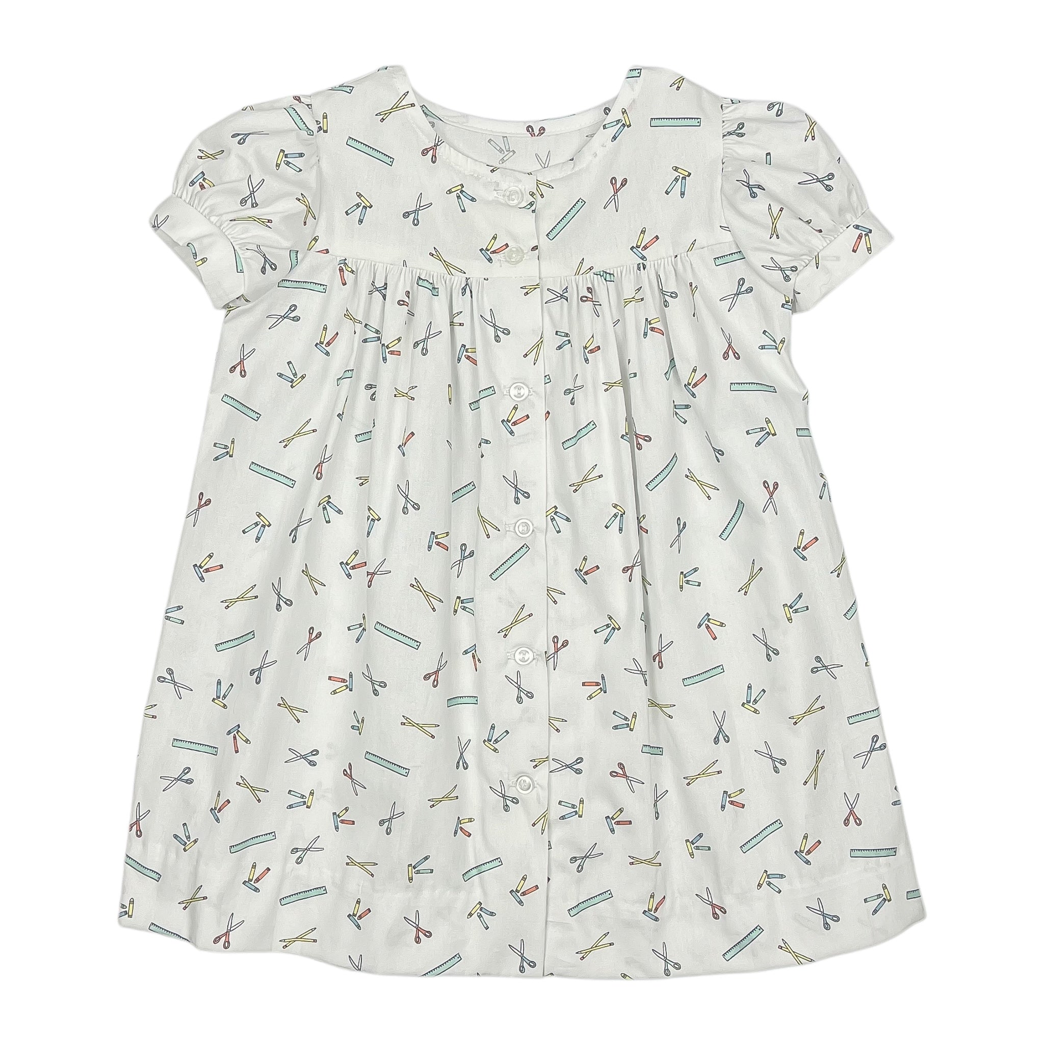 Clara  Dress - School Supply Fabric