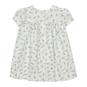 Clara  Dress - School Supply Fabric