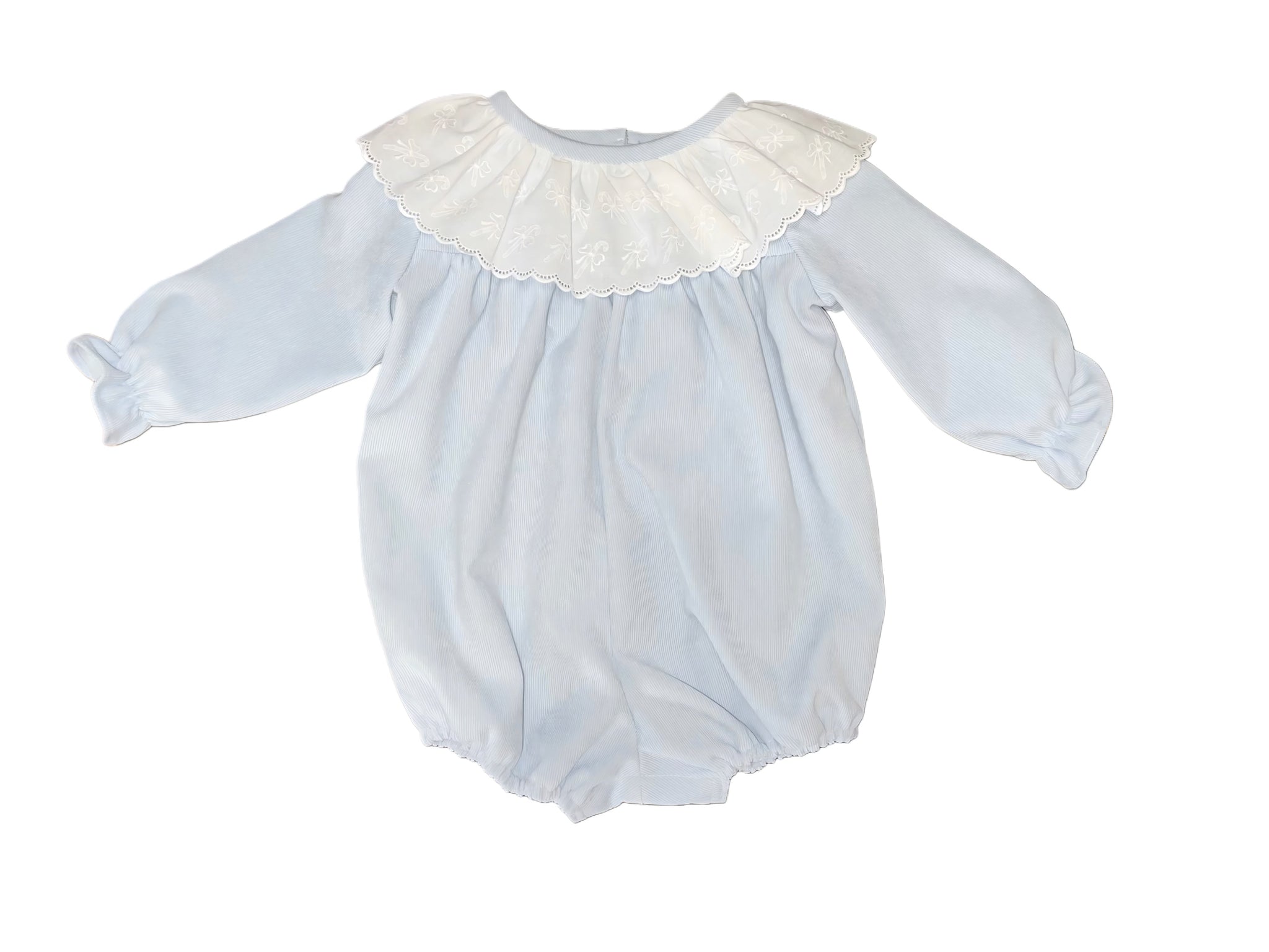 CHRISTY BUBBLE L/S LACE - BLUE CORD