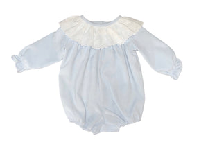 CHRISTY BUBBLE L/S LACE - BLUE CORD
