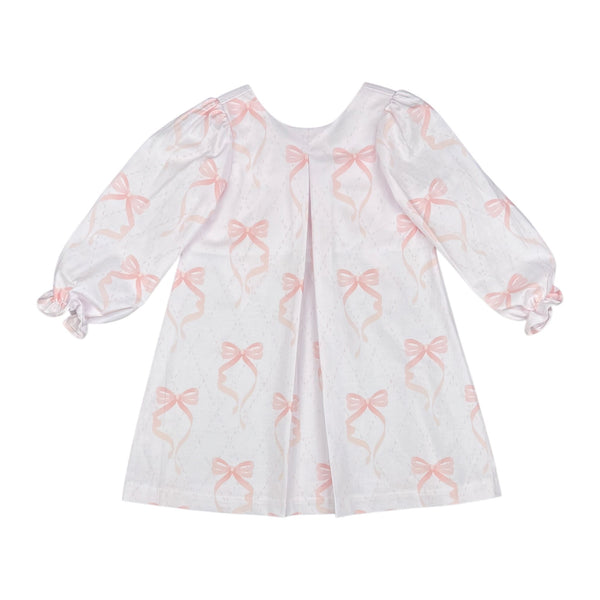 JACKLYN DRESS  - PINK BOW