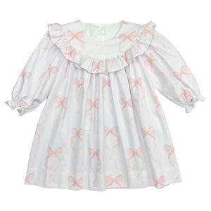 PENELOPE DRESS  - PINK BOW