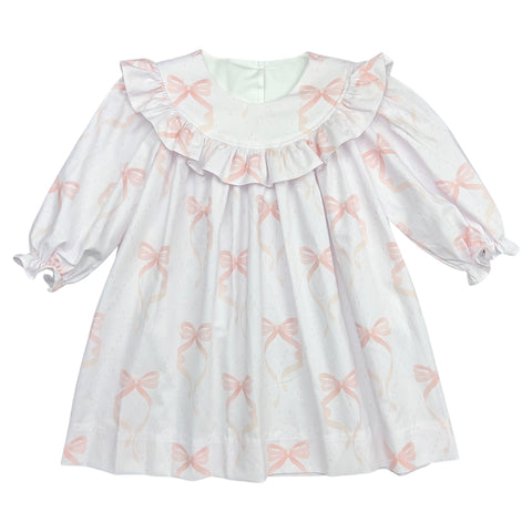 PENELOPE DRESS  - PINK BOW