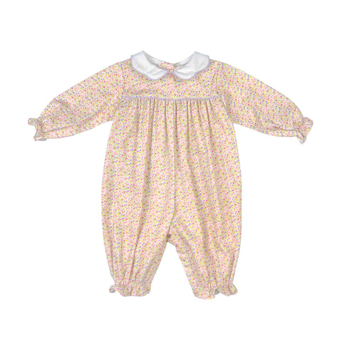CHRISTY LONG BUBBLE L/S  - PINK/LAVENDER FLORAL