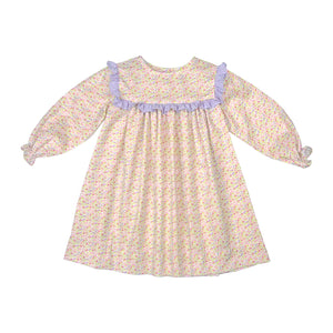 SYDNEY DRESS L/S  - PINK/LAVENDER FLORAL