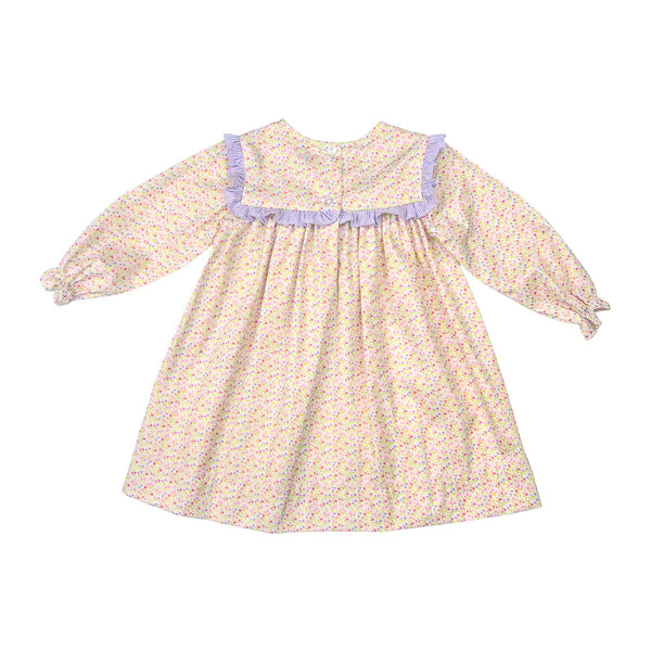 SYDNEY DRESS L/S  - PINK/LAVENDER FLORAL